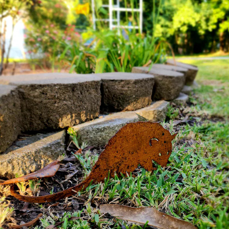 Handmade Metal Garden Art - Rusted Garden Decor