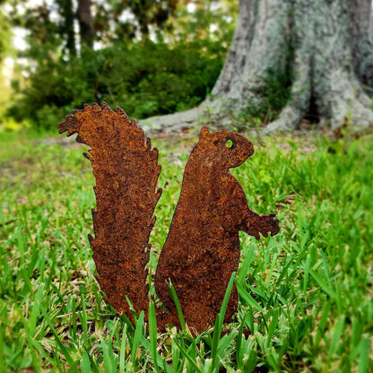 Handmade Metal Garden Art - Rusted Garden Decor