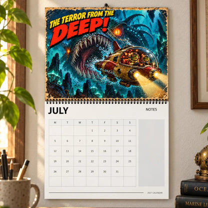 🐸 If Frogs Were Aliens 2027 Calendar