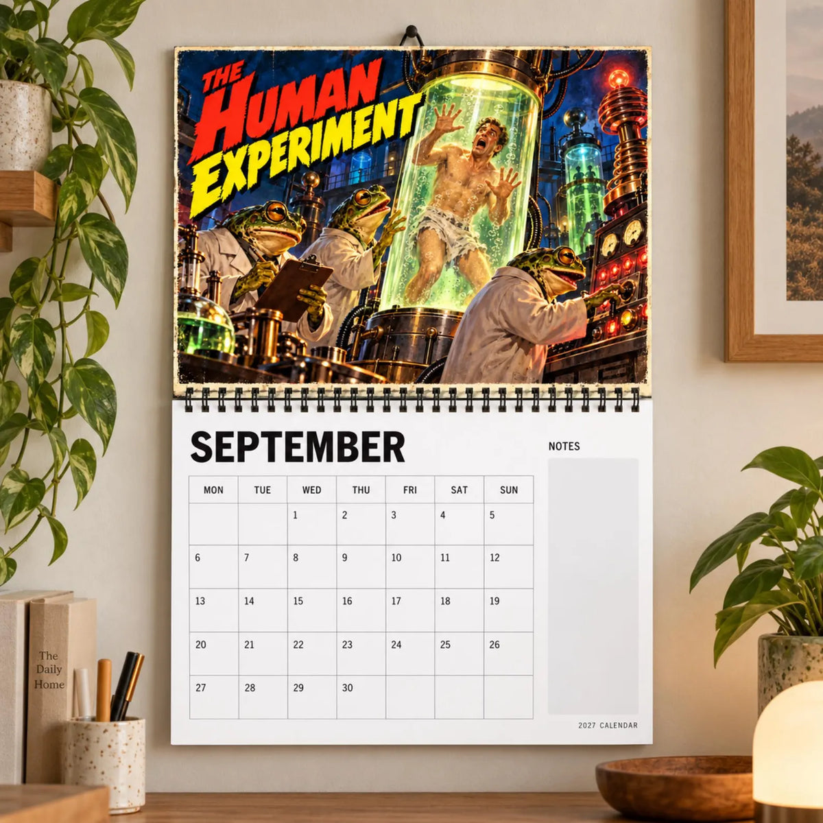 🐸 If Frogs Were Aliens 2027 Calendar
