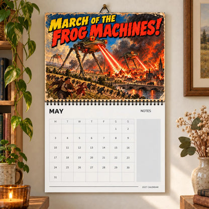 🐸 If Frogs Were Aliens 2027 Calendar