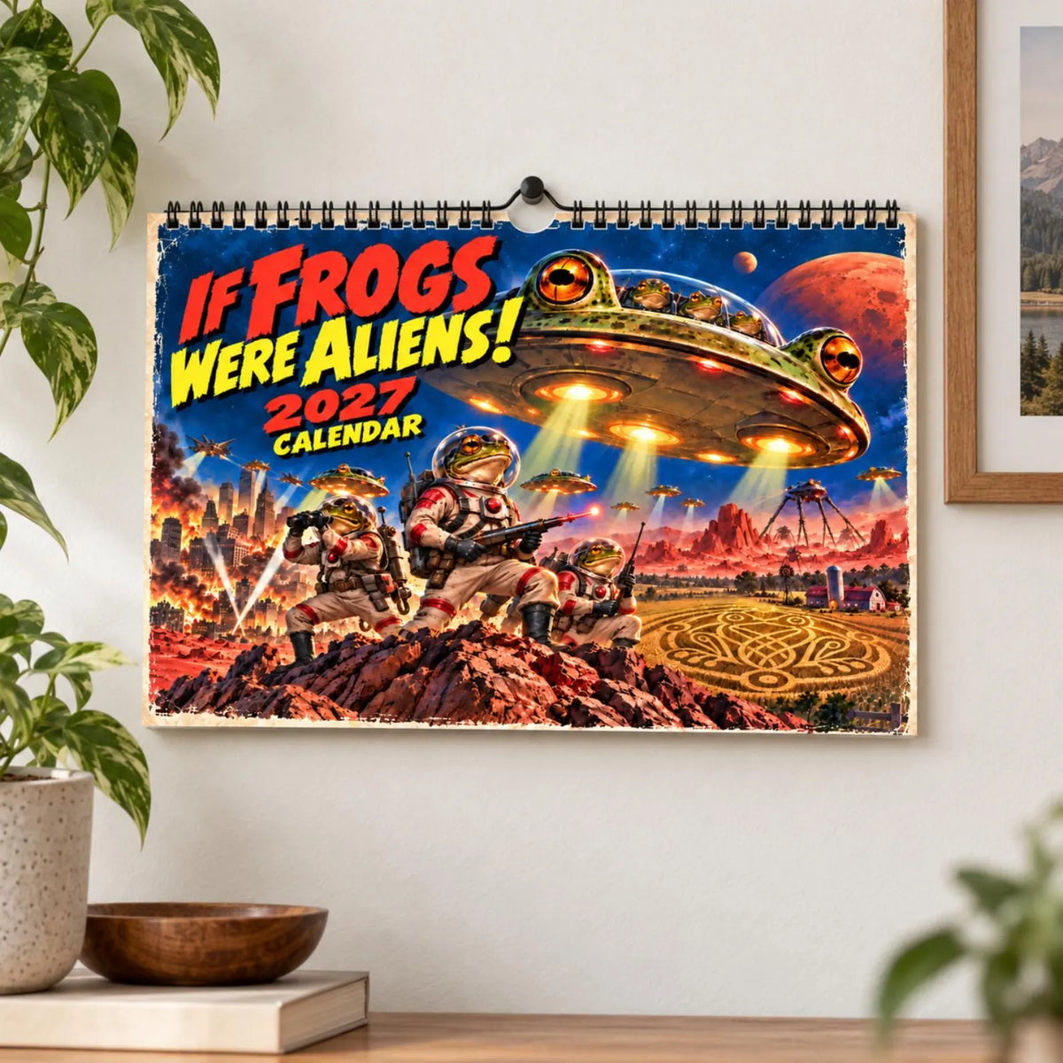 🐸 If Frogs Were Aliens 2027 Calendar