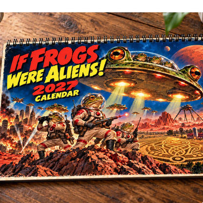 🐸 If Frogs Were Aliens 2027 Calendar