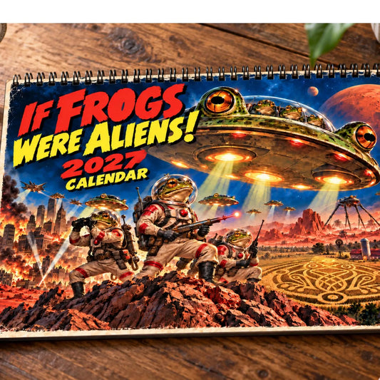 🐸 If Frogs Were Aliens 2027 Calendar