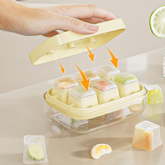 Mini Ice Cube Tray with Easy Release Lid
