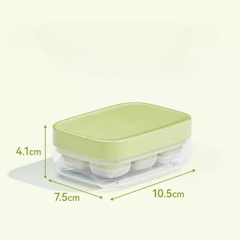 Mini Ice Cube Tray with Easy Release Lid
