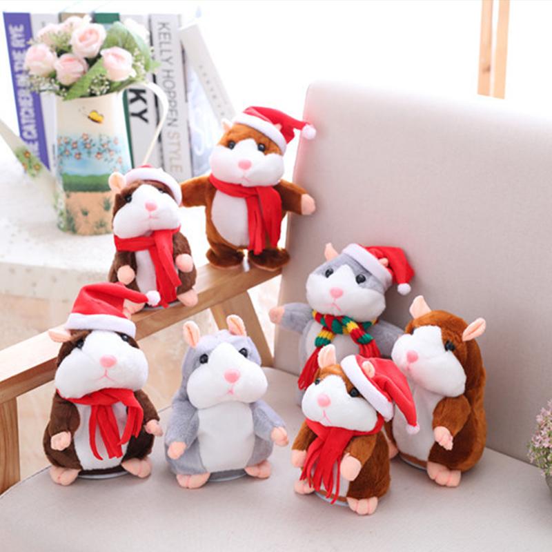 🐹 Talking Hamster Plush – Repeats Your Words & Shakes Its Head for Laugh-Out-Loud Fun 🎁