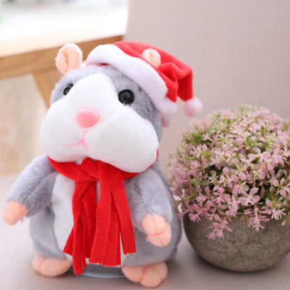 🐹 Talking Hamster Plush – Repeats Your Words & Shakes Its Head for Laugh-Out-Loud Fun 🎁