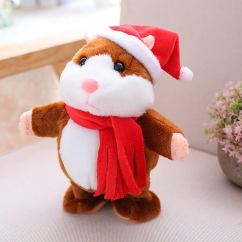 🐹 Talking Hamster Plush – Repeats Your Words & Shakes Its Head for Laugh-Out-Loud Fun 🎁