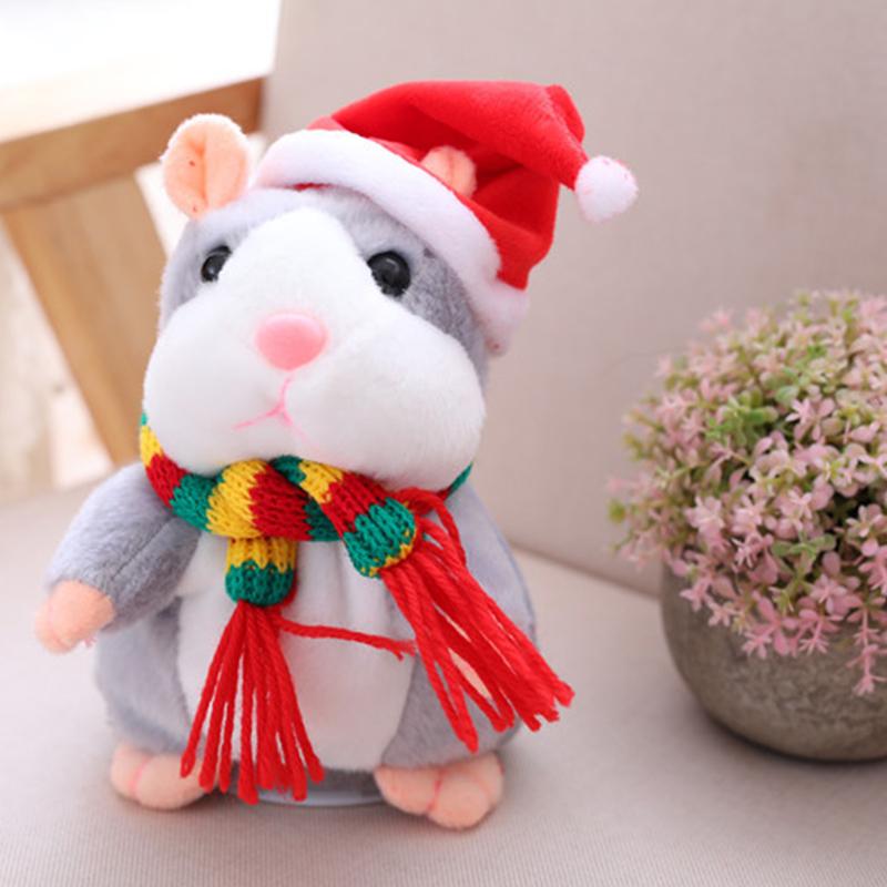 🐹 Talking Hamster Plush – Repeats Your Words & Shakes Its Head for Laugh-Out-Loud Fun 🎁