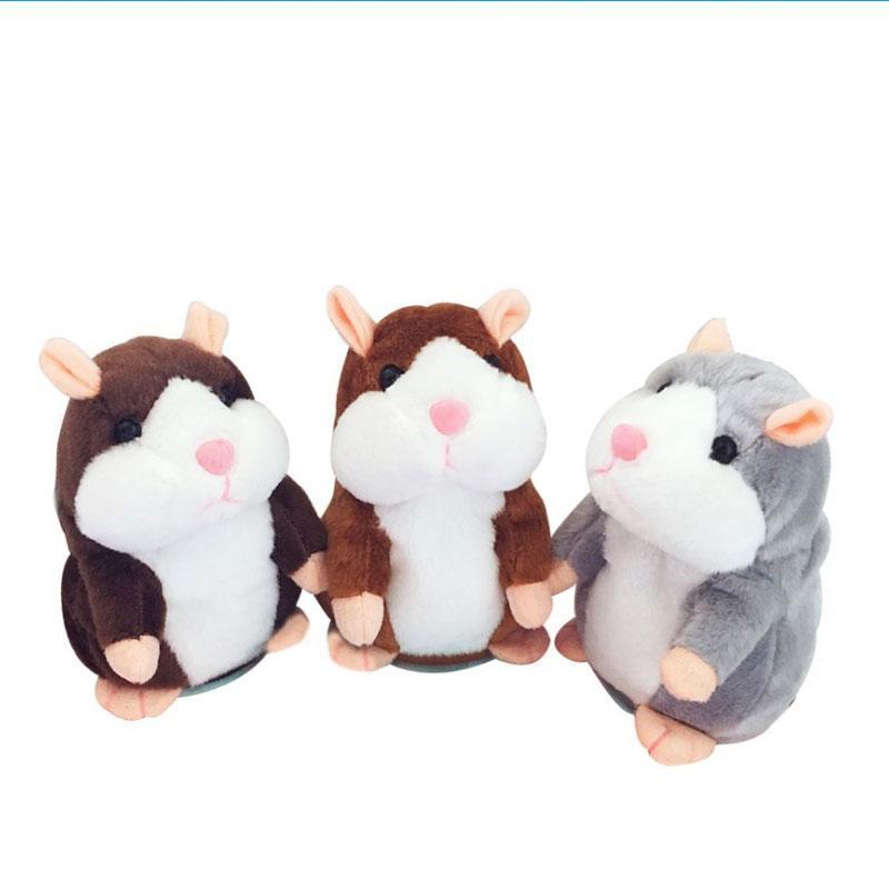 🐹 Talking Hamster Plush – Repeats Your Words & Shakes Its Head for Laugh-Out-Loud Fun 🎁