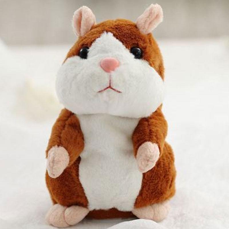 🐹 Talking Hamster Plush – Repeats Your Words & Shakes Its Head for Laugh-Out-Loud Fun 🎁