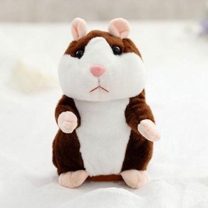 🐹 Talking Hamster Plush – Repeats Your Words & Shakes Its Head for Laugh-Out-Loud Fun 🎁