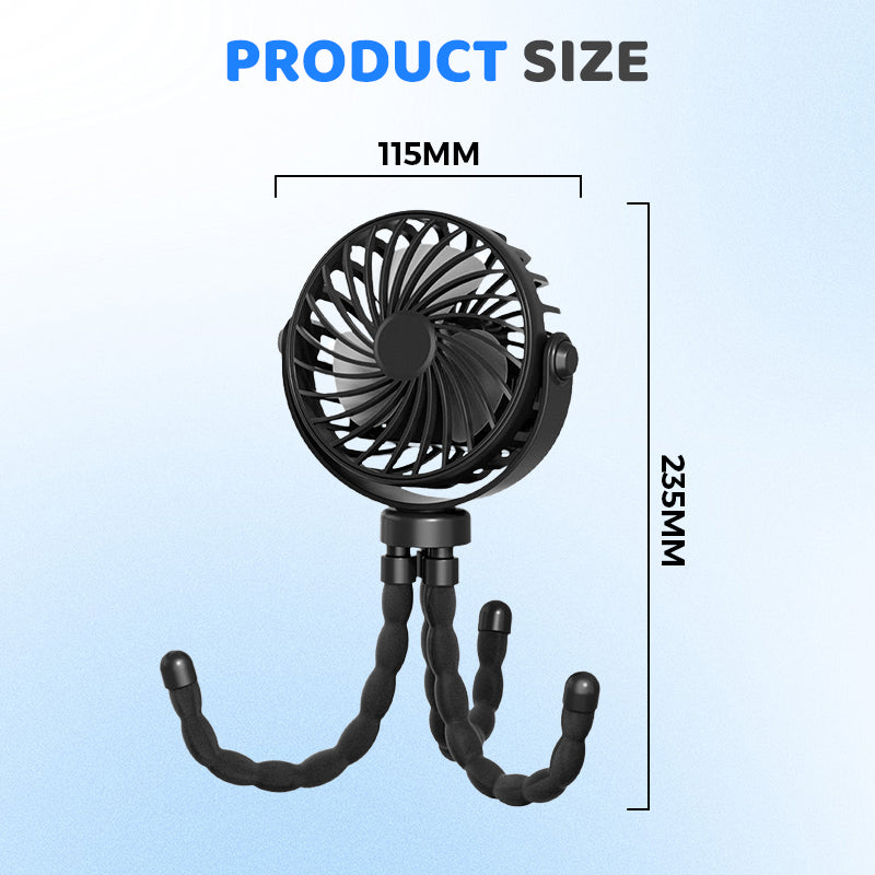 Mini Handheld Multi-Function Octopus Fan