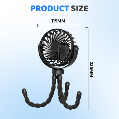 Mini Handheld Multi-Function Octopus Fan