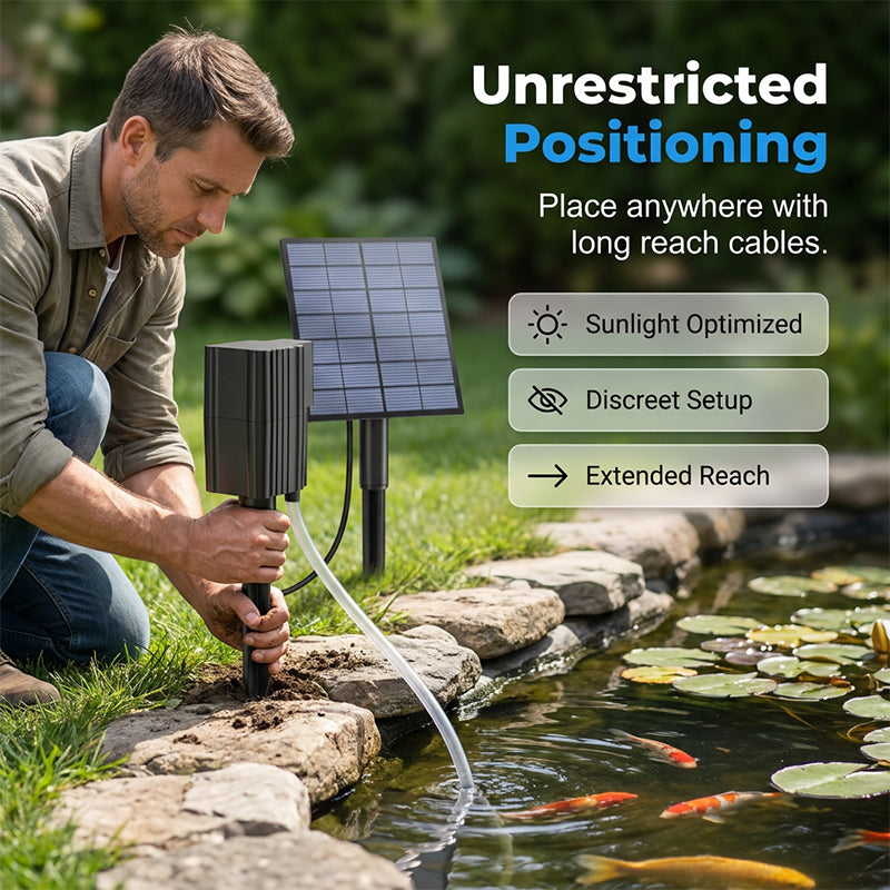 TYIIPLUS™ Solar Pond Aerator with Air Pump