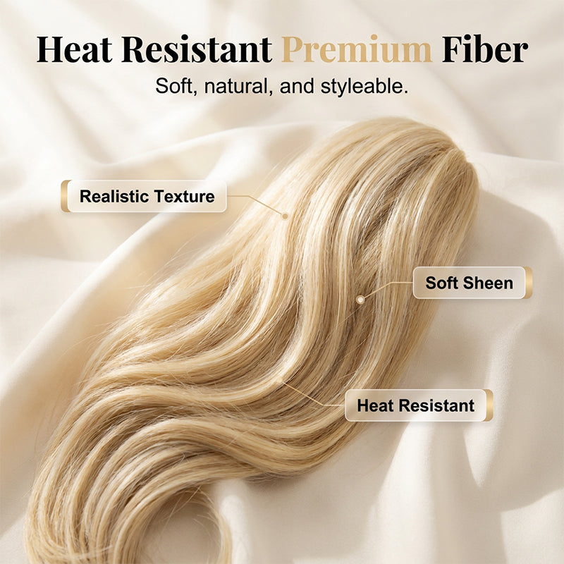 Voluminous Layered High Ponytail Extension – Instant Glam Hairpiece ✨