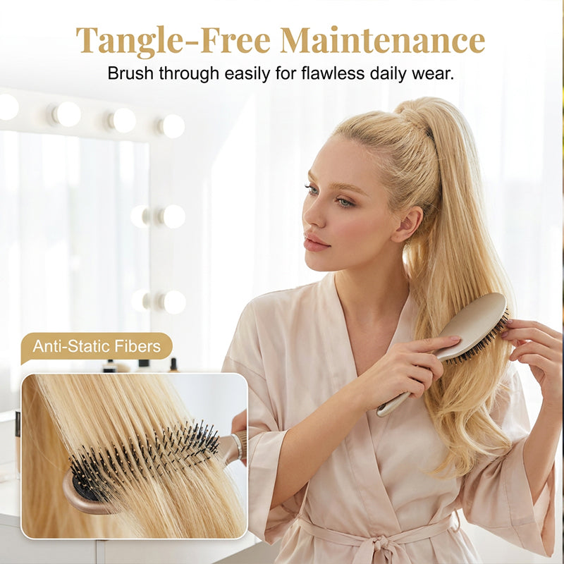 Voluminous Layered High Ponytail Extension – Instant Glam Hairpiece ✨