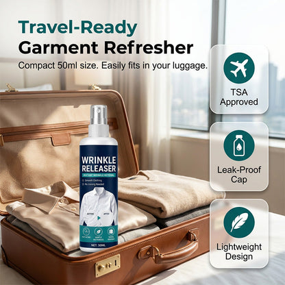 👔 Instant wrinkle release – no iron, travel-ready, static-free & fresh.