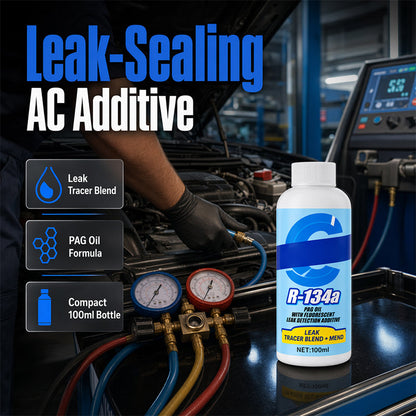Automotive A/C Leak Stop with UV Dye